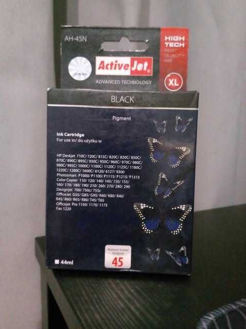 Tusze do drukarki ActiveJet AH-45N/AH-1645N  2 sztuki/Czarny