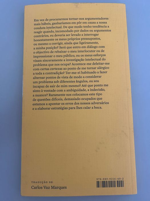 Livro - A arte de não ter sempre razão - Desrosiers