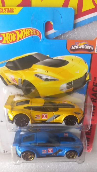Conjunto 2 Corvette c7.r hot wheels