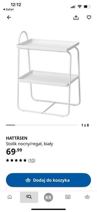 HATTÅSEN stolik nocny