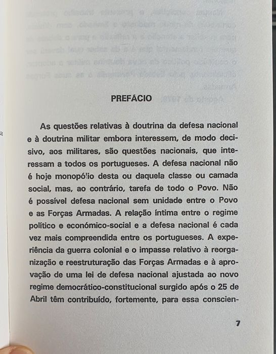 Vasco Gonçalves - Acerca da doutrina militar para Portugal e as suas..