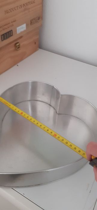 Forma bolos formato coração