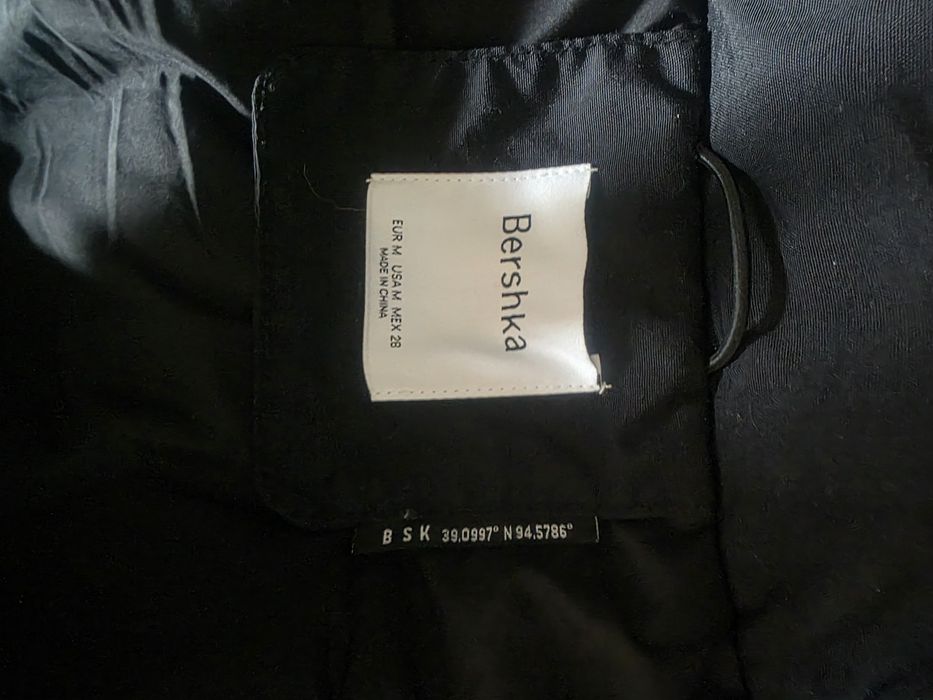 Kurtka Bershka BSK Utility Bomberka Oversize z Kapturem M