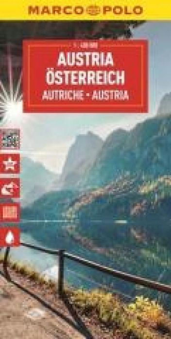 Mapa drogowa Austria 1:400, 000 praca zbiorowa Rok wydania: 2024