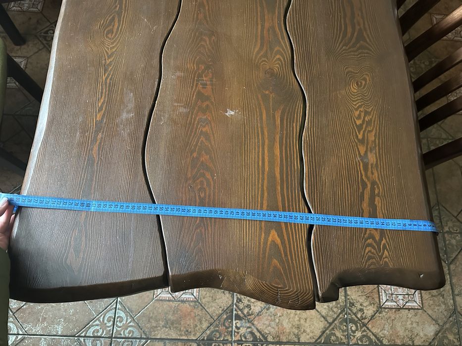 Дереʼяний стіл для дому, тераси