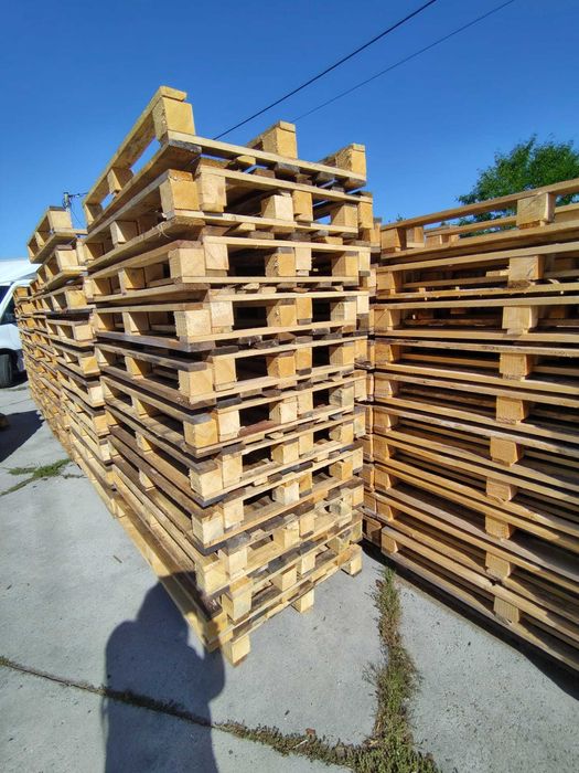 Palety Przemysłowe 120x80 Nowe Na Klocku Drewnianym !
