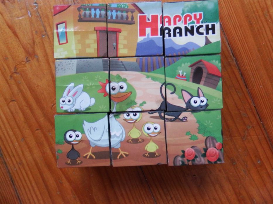 Edukacyjne Klocki Puzzle Układanka 6w1