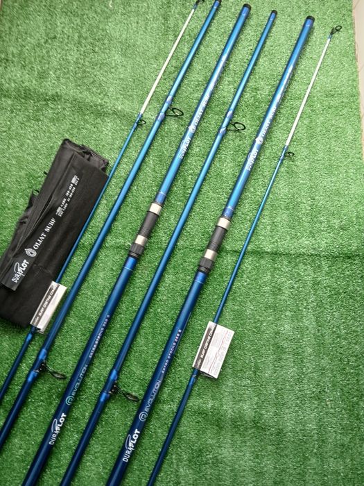 Conjunto de 2 canas pesca surfcasting