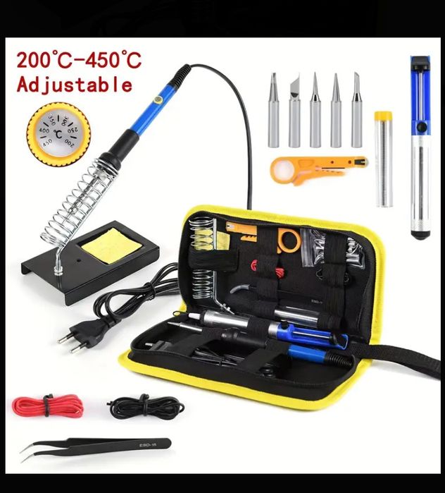 Набір інструментів для паяння, 14 предметів