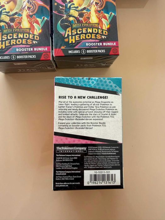 6x Pokemon Booster Bundle Ascended Heroes - Versão Inglesa