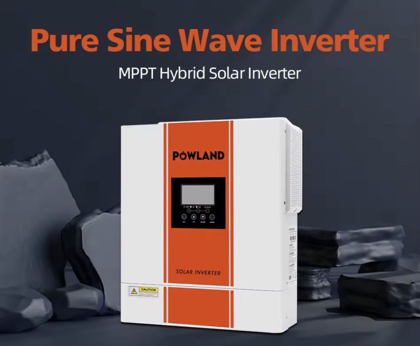 Гибридный солнечный инвертор powland 4 kw wifi 4 квт 4000в 24v 24в