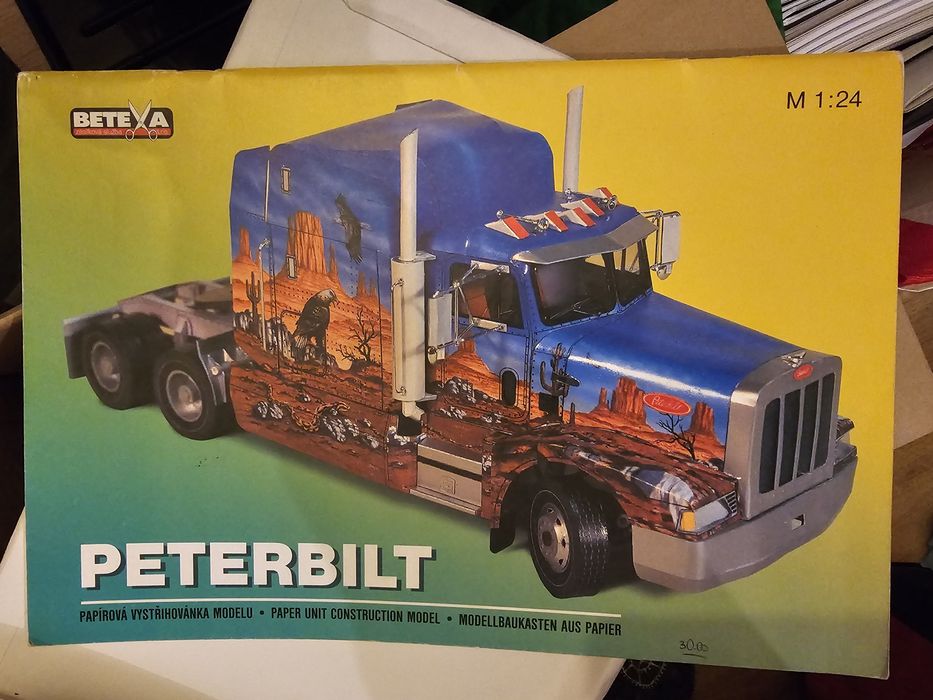 Model kartonowy Betexa Peterbilt bdb stan