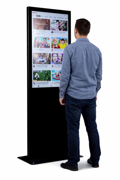 Infokiosk Totem Reklamowy 75 Android  Polecam