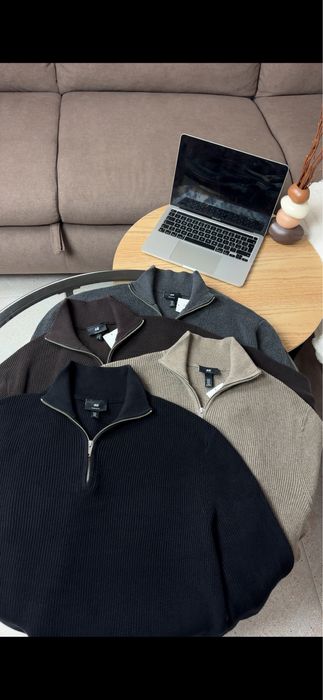 Мужская кофта полузамок H&M