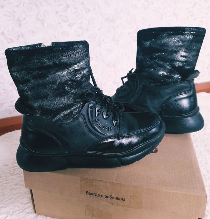 Чоботи зимові 34розмір