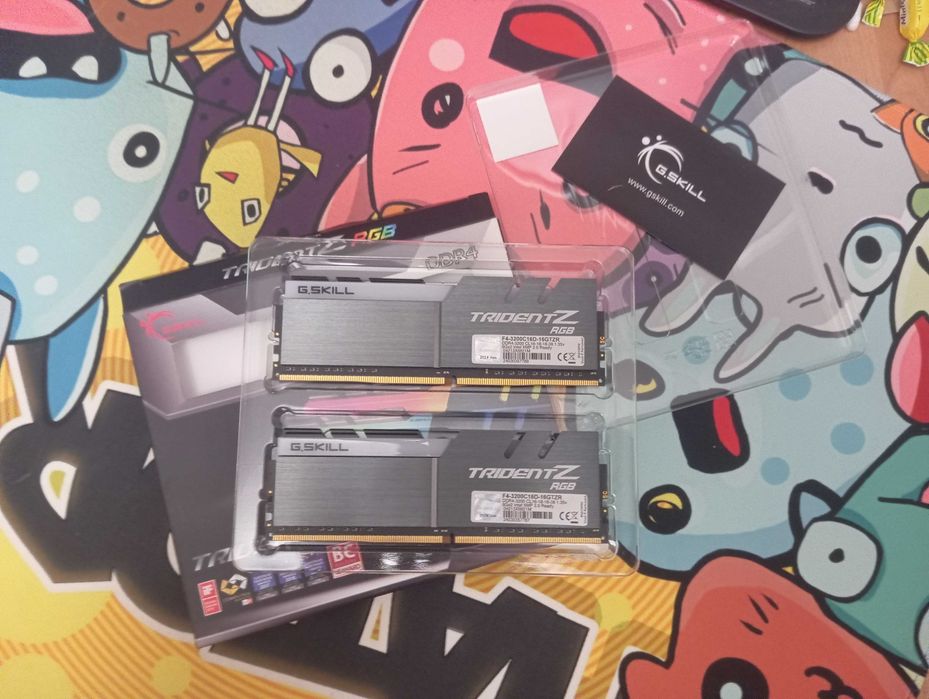 Комплект AM4 Aorus Elite B550+R5 5500+G.Skill TridentZ(16gb, 3200mHz)