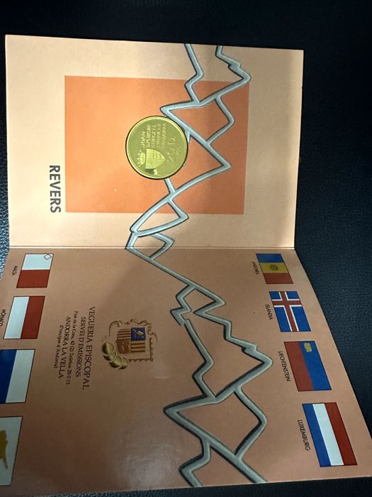 Carteira Andorra 1991 "IV Jocs del Petits Estats D'Europa" Prata Proof