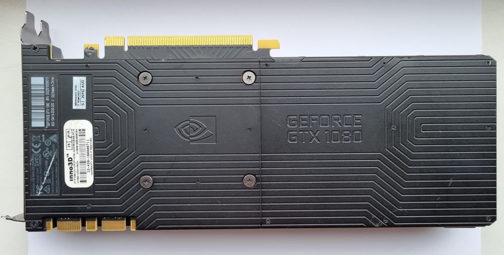 Відеокарта Nvidia GeForce GTX 1080 Founders Edition 8Gb GDDR5X 256bit