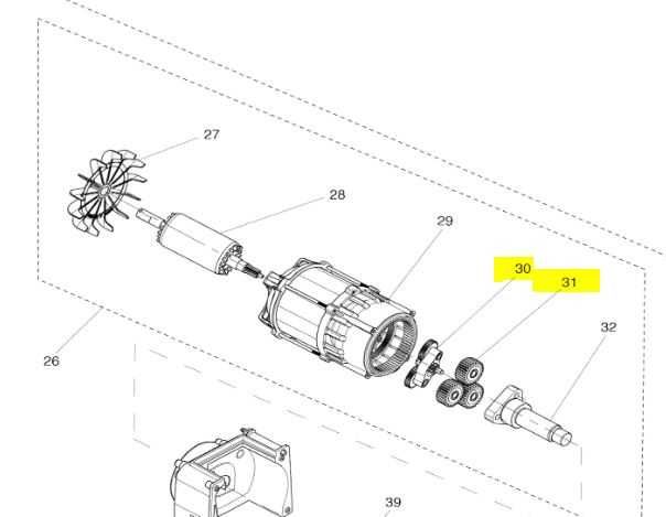MAKITA rozdrabniacz do gałęzi UD2500 2500W na części