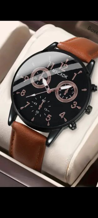 Promocja Zegarek męski klasyczny Nowy elegancki