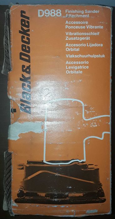 Berbequim Black & Decker + acessório lixadora orbital