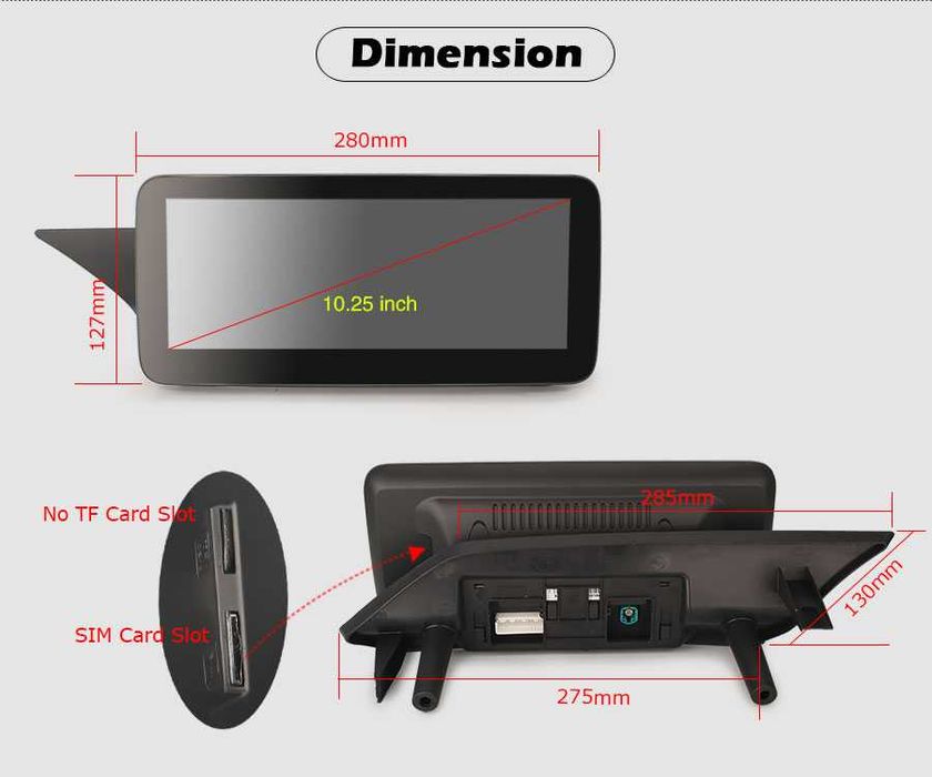 CarPlay Android Auto Radio DAB+ Opcja Bluetooth YouTube Yanosik Android USB GPS WiFi 4G MP3 Mercedes E W212 System NTG4.5 BOSE