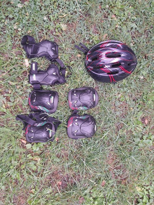 Захист для колін, локтів та рук та голови