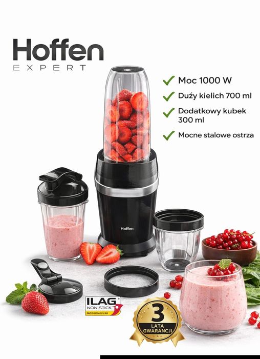 Blender kielichowy Hoffen HO-E-002 1000 W czarny