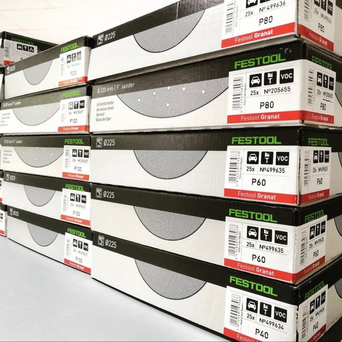 Шліфувальні круги Festool Granat LHS 225 та 150