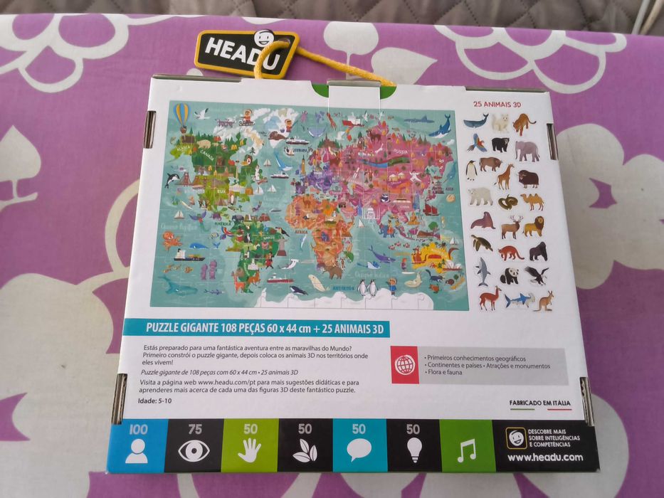 Puzzle gigante À descoberta de Portugal Headu