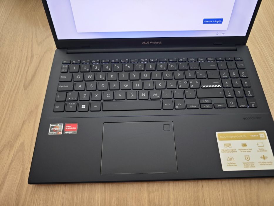 Laptop Asus Vivobook Go OLED , ryzen 5 7 gen gwarancja igła