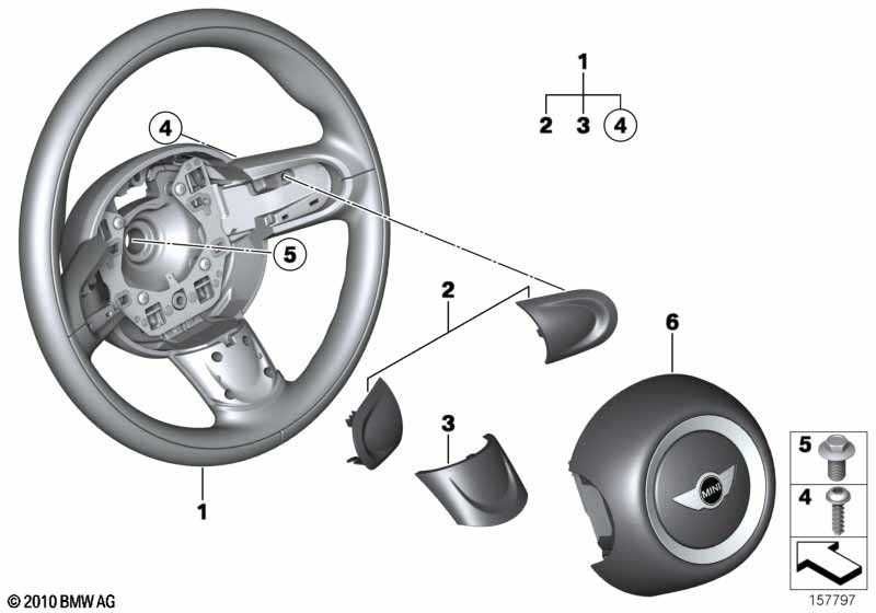Poduszka airbag kierowcy BMW Seria: MINI R55 R56 R57 R58 nr. mag 1/470