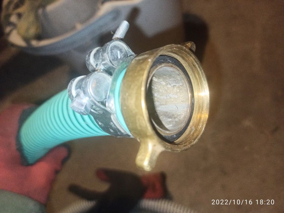 Przyłącze złącze mosiężne kranowe 5/4" cala na wąż kruciec 25mm zacisk