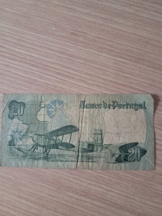Notas de escudo 20 escudos
