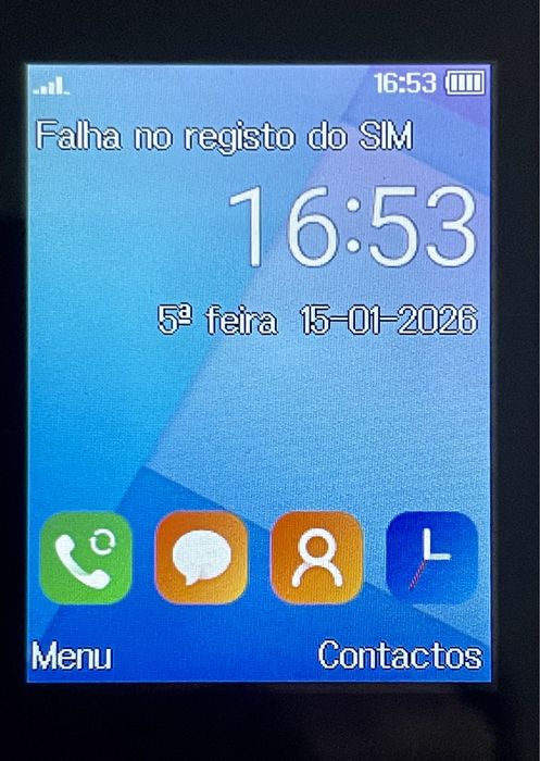 Alcatel 2053X dual chip com carregador e cabo otimo estado