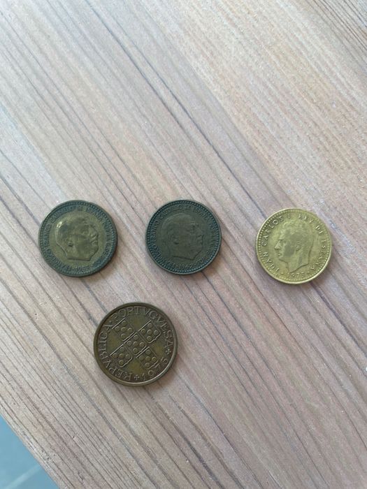 Lote de moedas espanholas (pesetas) - creva de 1,4 kg