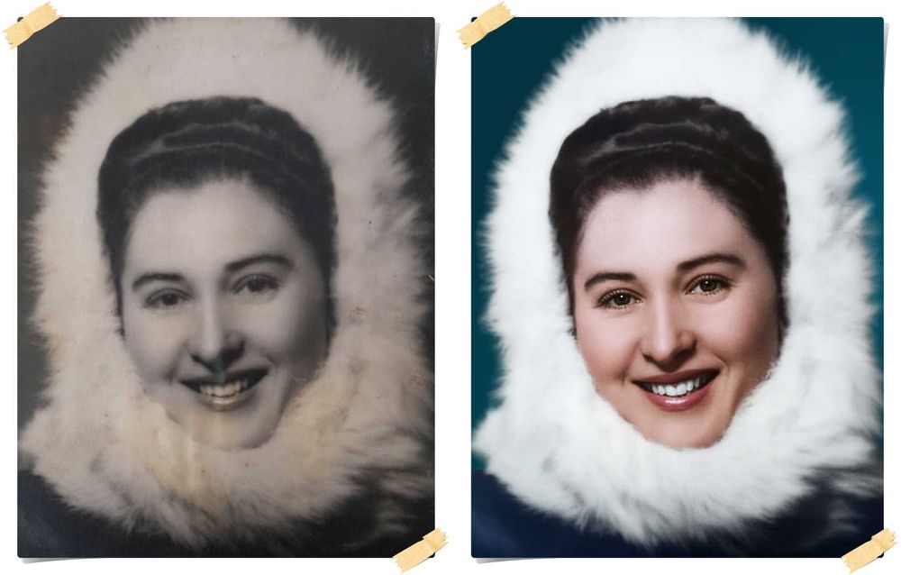 Реставрация фото | Бесплатная анимация | Восстановление и колоризация