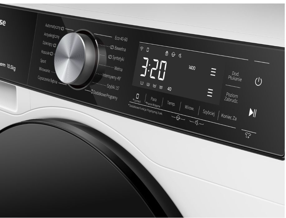 Pralka Hisense WF5S1043BW/PL  Gwarancja 10,5kg wi-fi