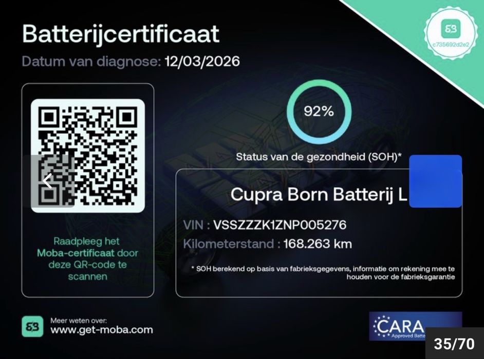 CUPRA Born Adrenaline One 62kWh 204 cv | IVA DEDUTÍVEL |