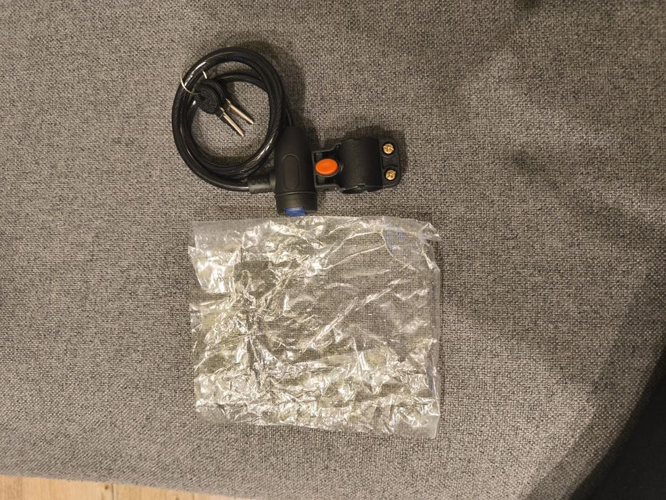 Blokada roweru z kluczykiem