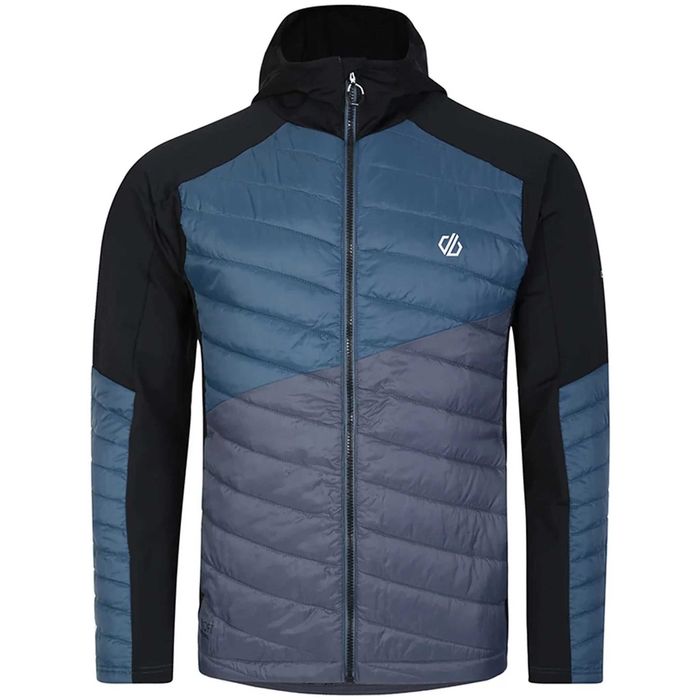 Męska kurtka hybrydowa Dare2b GENDARME czarno/niebiesko-szara XXL