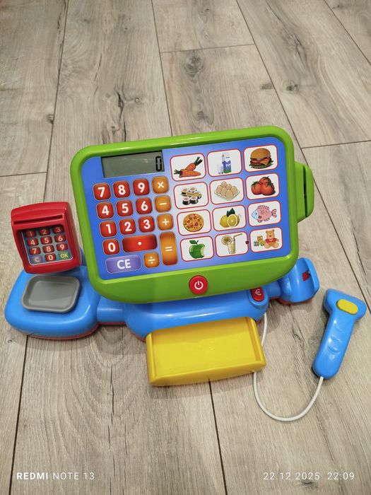 Kasa fiskalna zabawkowa dla dzieci