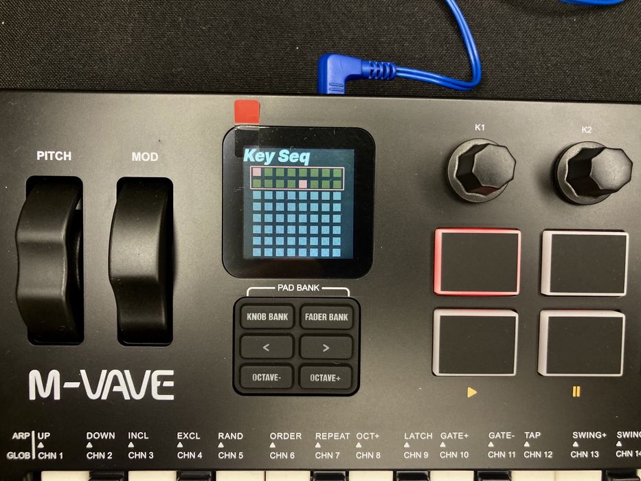 Нова! M-VAVE SMK-37 Pro Bluetooth MIDI клавіші (як AKAI MPK mini Play)