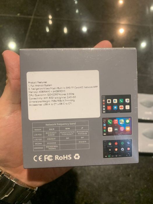 Система Android 4GB+ 64GB