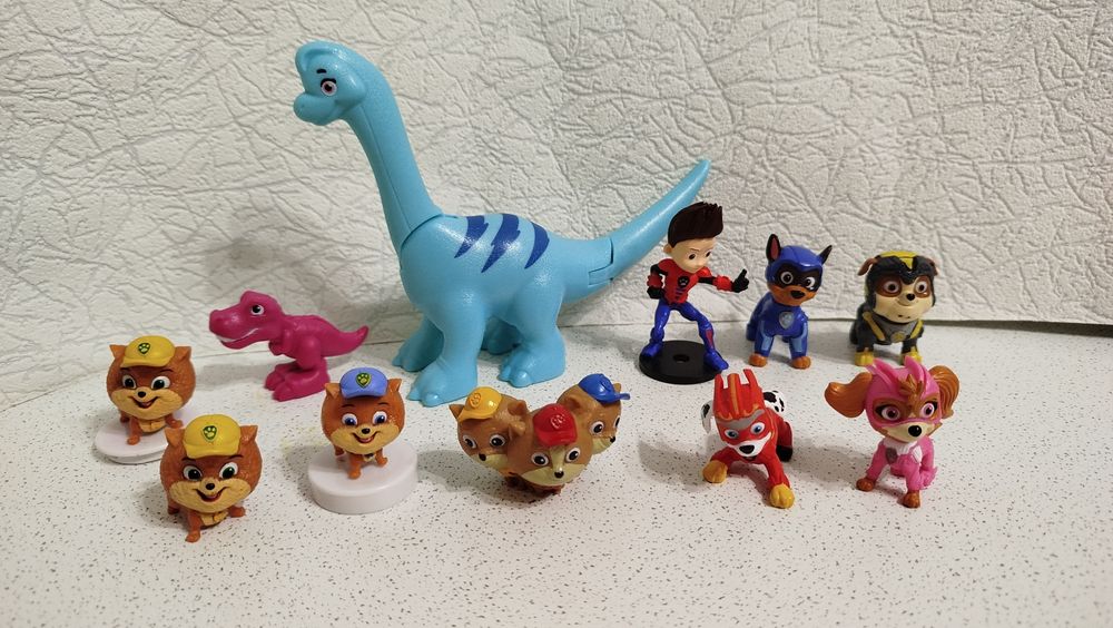 Фигурки  Щенячий патруль Оригинал Райдер,Коты,Скай,Маршал,Крепыш,Гонщи