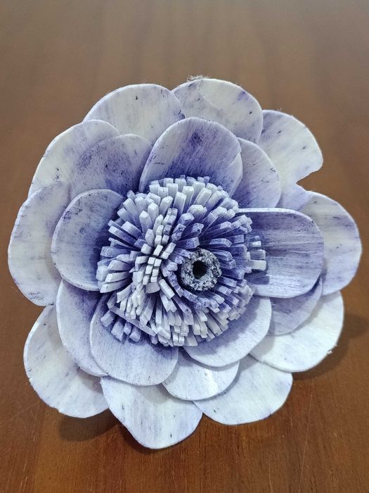 Difusor de Aromas - Flor de Papel em Vaso de Vidro