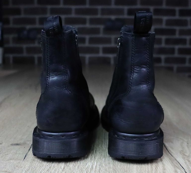 Dr. Martens Alyson skórzane damskie botki sztyblety 39 ( 26 cm)