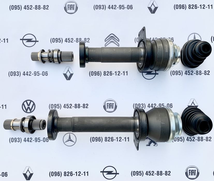 Піввісь VW T5 T6 (5,6,7ст) Фольксваген Т5, Т6 DSG полуось привід вал