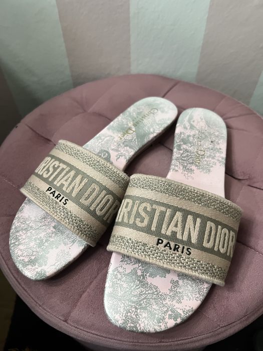 Klapki christian dior damskie