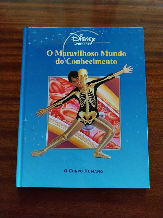 O Corpo Humano, livro didático, com personagens da Disney
